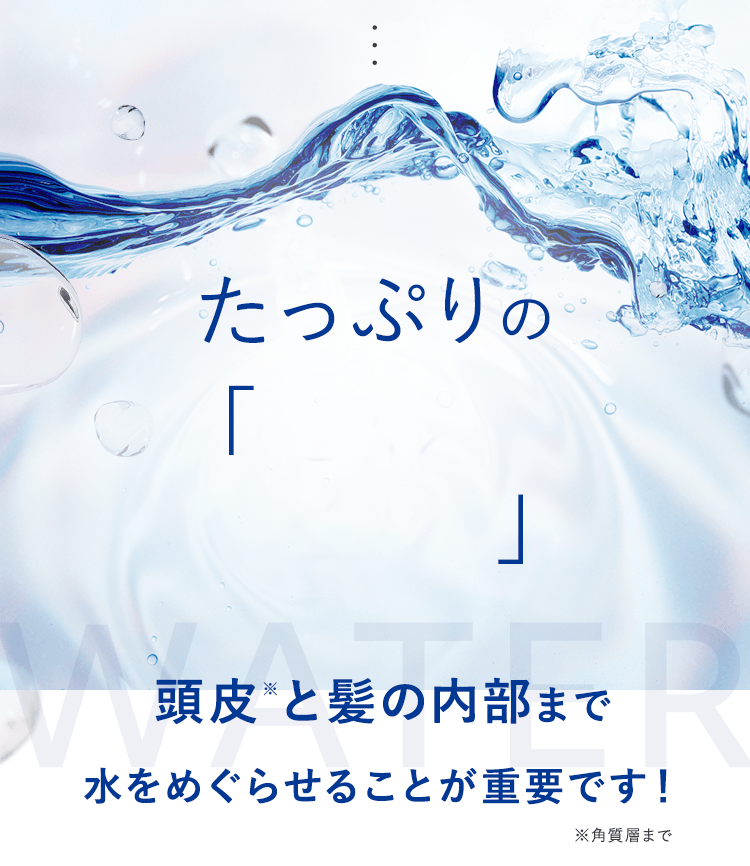 たっぷりの